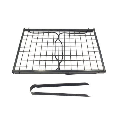 Гриль складной 35х25см, высота разлож.15см (оксидир.)