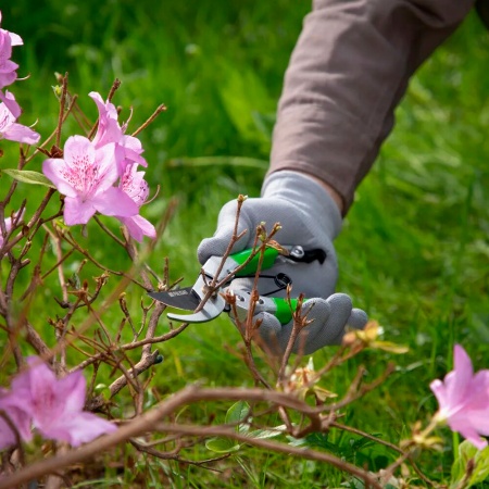 Секатор 180мм прямого реза, металл.обрезиненные рукоятки