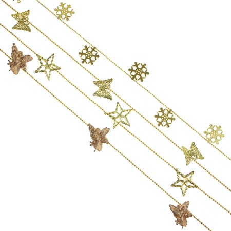 Бусы елочные с декором 2,7м, 4 дизайна (378-242)