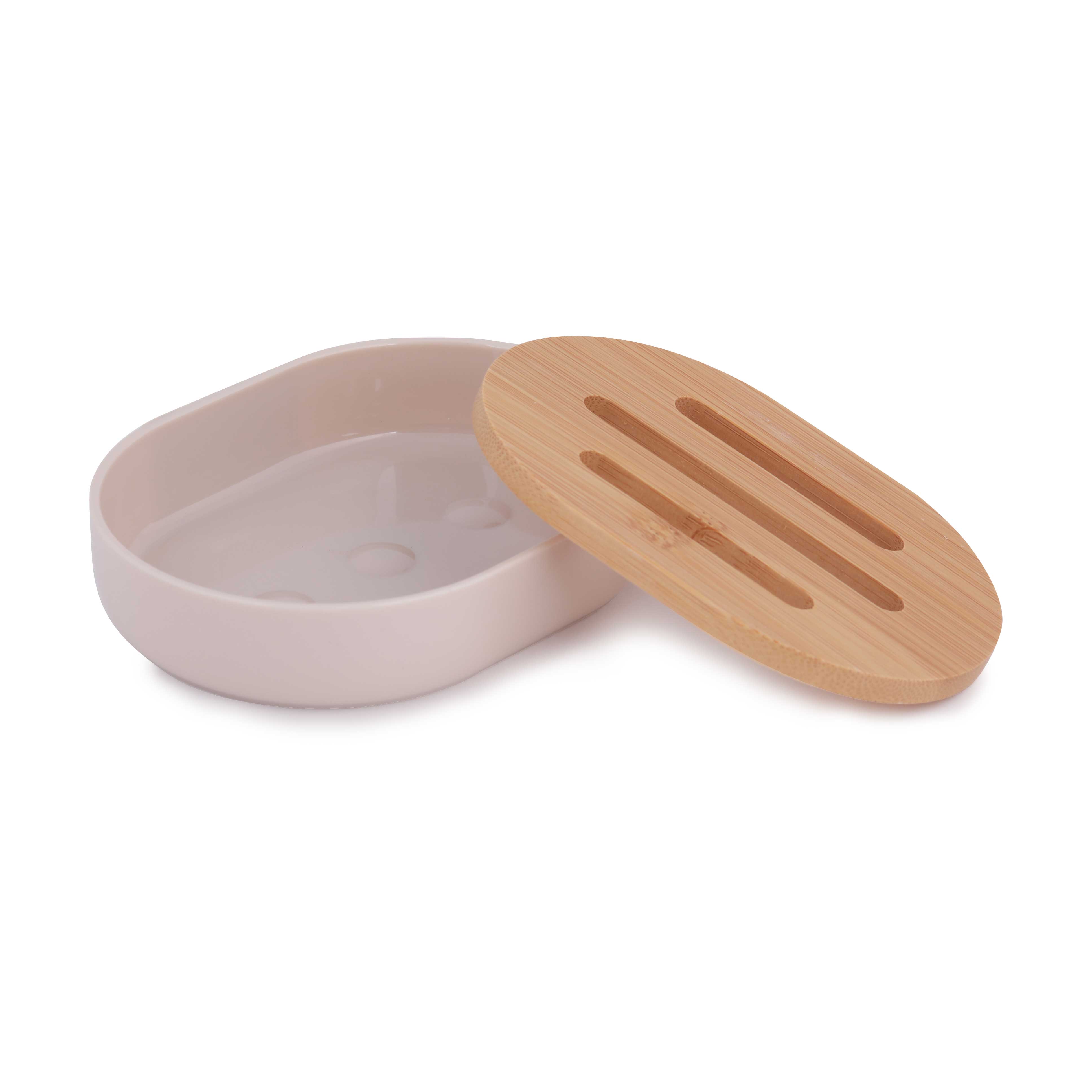 Мыльница п/эт. "Бамбук" (бежевый)