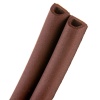 Уплотнитель резин.самокл.D-проф. коричневый 9х8ммх100м