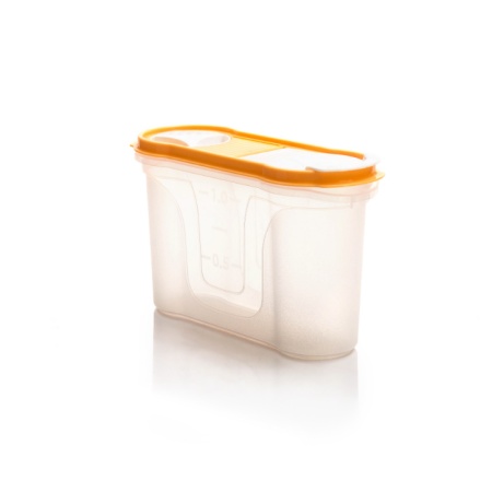 Банка для сыпучих продуктов п/эт. 1,3л овал. "Стайл"