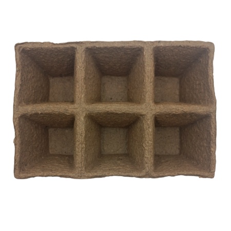 Набор торф. горшочков 90х90х90мм (3 блока х6яч.)