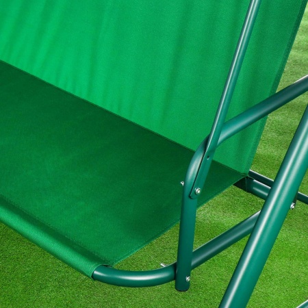 Качели садовые 3-местные 170х110х153см, до 210кг "Листики" 