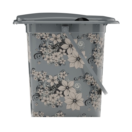 Ведро-туалет п/эт. 17л "Парма" (с рис.)