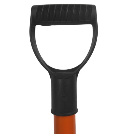 Лопата снеговая "Авто-Вьюга" п/эт.черная, оцинк.накл., с металл.чер., ручкой 270х365мм