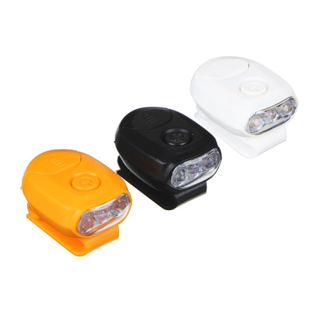 Фонарь светодиодный на кепку Чингисхан (3LED, 1 реж., 2хCR2032)