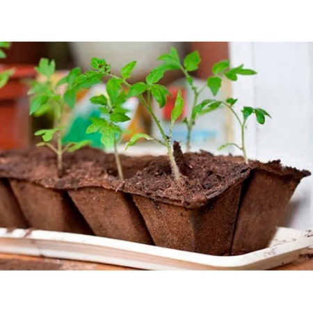 Набор торф. горшочков 70х70х70мм (3 блока х8яч.)