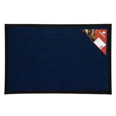 Коврик влаговпитывающий, ребристый 40х60см "Vortex" (синий)