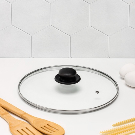 Крышка 28см (стекло)