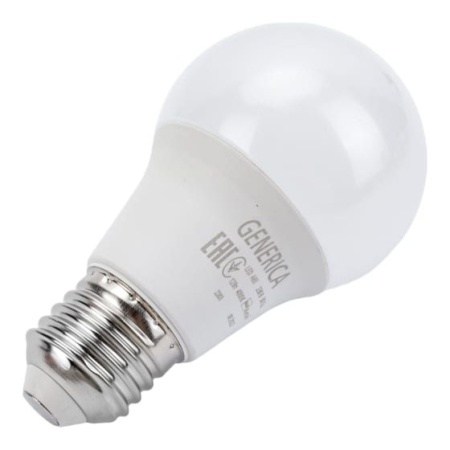 Лампа светодиодная "GENERICA" Е27 12Вт форма "Груша" А60, 4000К (нейтральный свет)