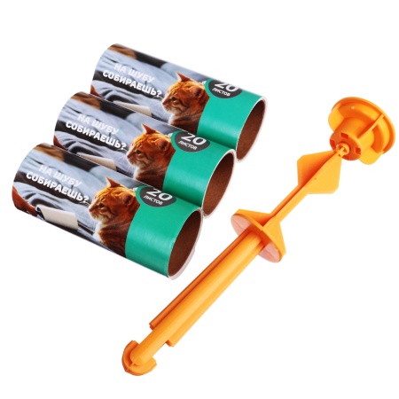 Ролик для чистки одежды, 2 сменн. блока (комплект) 20листов (454-002)