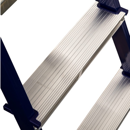 Стремянка стальная окраш. 4 алюм. ступени (0,82м)