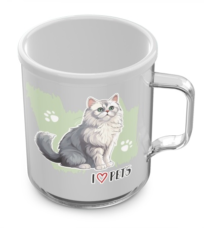 Термокружка п/эт. 0,4л "Кошки"