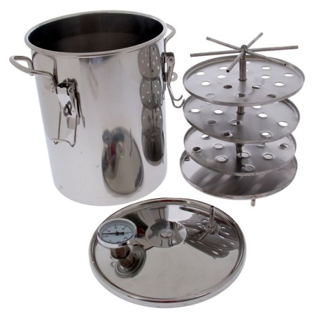 Коптильня горячего копчения "Аромат" КНГ-14 14л