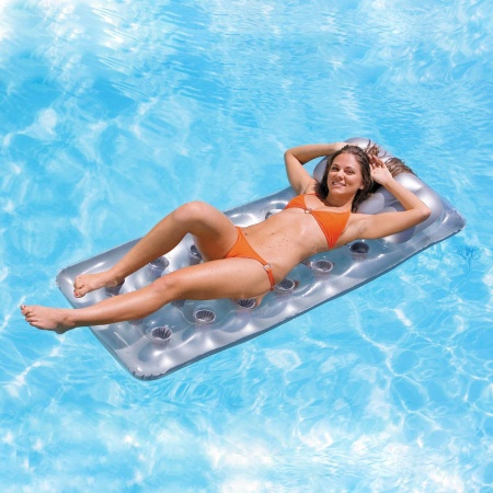 Матрас надувной 188х71см с подголовником, до 100кг (58894)