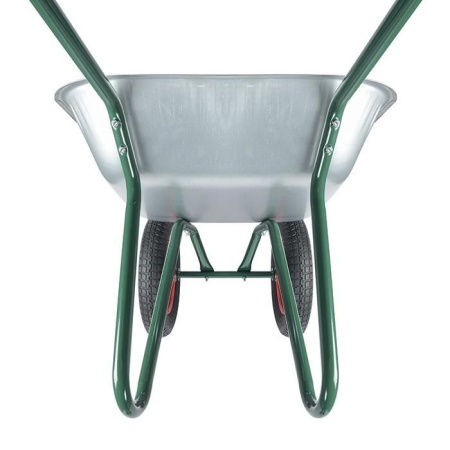 Тачка садовая 2-колесная 180кг, оцинк.кузов 65л, пневм.колеса 3.00/3.25-8