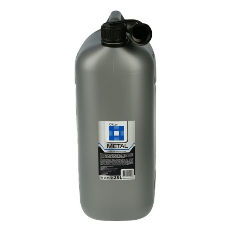 Канистра 25л пластик. для ГСМ Metal (серый)