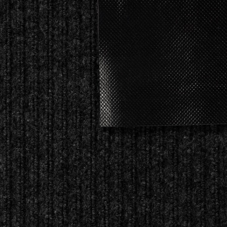 Коврик влаговпитывающий, ребристый 40х60см "Vortex" (черный)