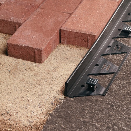 Бордюр тротуарный пластик. 6смх3м (черный)