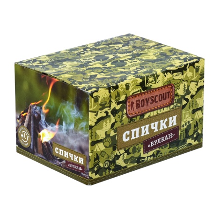 Спички длительного горения "Вулкан" 60мм (10шт.)
