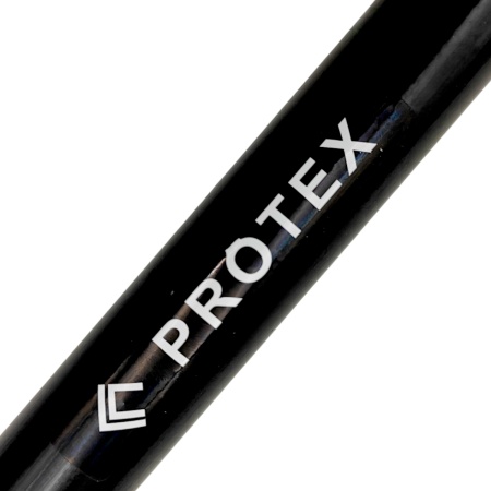 Лопата совковая высокопрочная "PROTEX Гефест" (рельс.сталь) 275х230мм, усилен.ал.чер. с пласт.ручк.