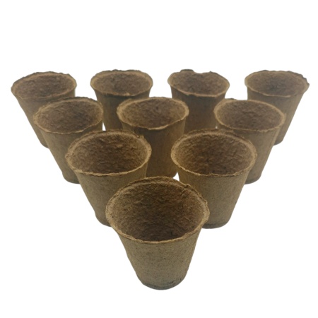 Набор торф. горшочков d80мм h80мм (10шт.)