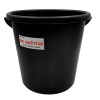Ведро п/эт. 10л черное, хозяйственное, с мерной шкалой, морозостойкое