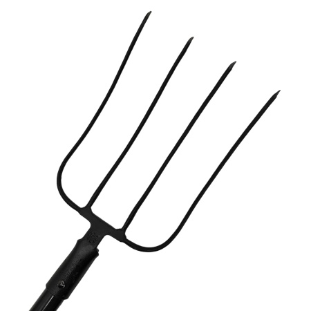 Вилы 4-рогие навозные кованные 295х208мм с ал.черенком 0,85м, ручкой "PROTEX Садовод"