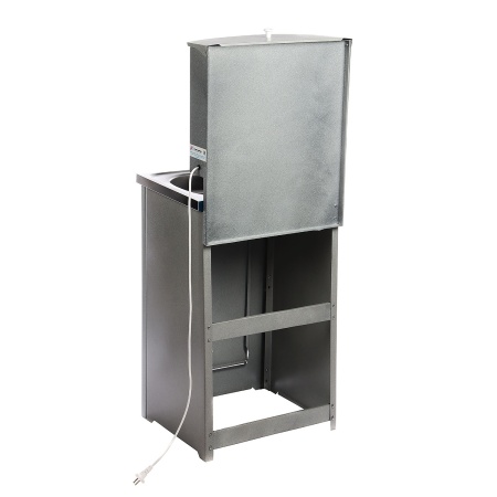 Умывальник дачный "Акватекс" (бачок 17л, нерж.мойка, ТЭН) (серый)