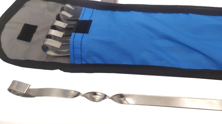 Набор шампуров 500х10х1,5мм, 6шт. (прямые, в чехле)