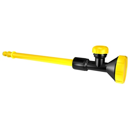 Насадка-лейка для шлангов 1/2" и 3/4" с удлинителем и краном НПУ-700М