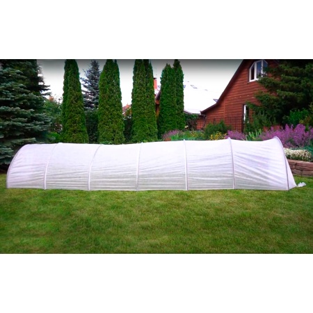 Парник п/эт. "Дачник" 6м с укр.мат.42г/кв.м, дуга 2,5м (прямой)