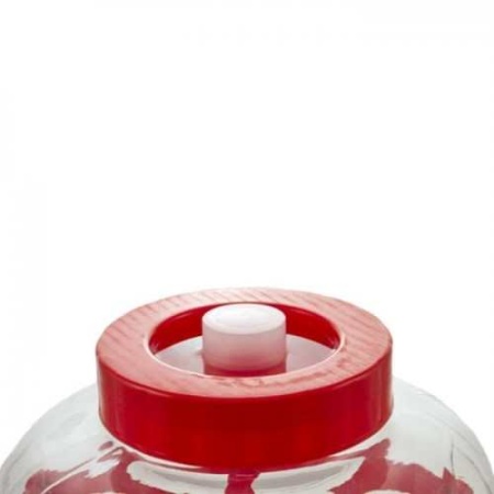 Бутыль стеклянная 25л с крышкой-гидрозатвором