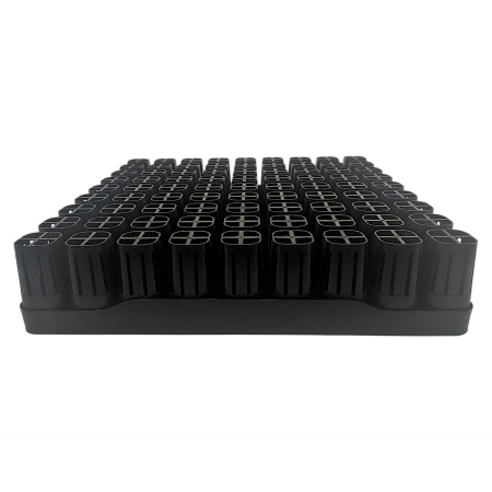 Кассета для рассады 81яч. 93мл 385х385х80мм (полистирол) черная