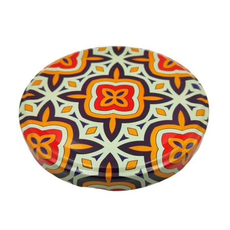 Крышка "твист-офф" d100мм (литография) "Летний муар" (Воронеж)