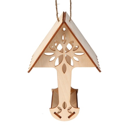 Кормушка для птиц "Дерево" 18х16х15см (фанера)