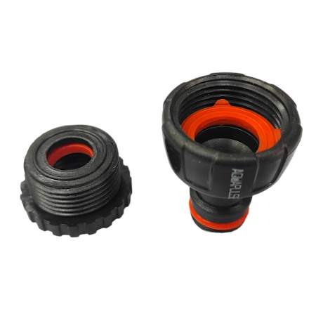 Адаптер с внутр.резьбой 3/4" с редуктором 1/2"-3/4" п/эт прорезин. LX1013R