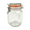 Банка стеклянная (с бугельным замком, стекл.крышкой) 0.65л