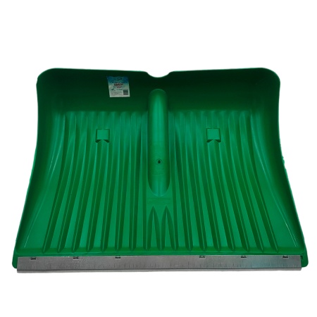 Лопата снеговая "Айсберг" п/эт. цветная, с оцинк.накл., без черенка, d тулейки 40мм, 500х400мм