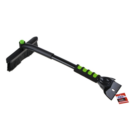 Щетка автомобильная 61см со скребком, поворотным механизмом