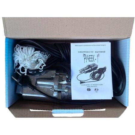 Насос погружной вибрационный "Ручеек-1" 10м, 225Вт, 432л/ч,  верх. забор (Могилев)