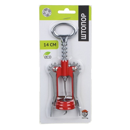 Штопор рычажный хромир. (метал. корпус) (884-917/Z13-56)