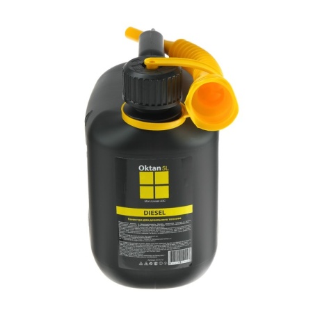 Канистра  5л пластик. для ГСМ Diesel (черный)