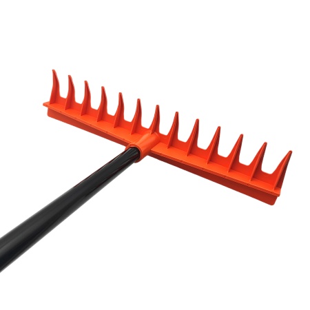 Грабли (13 зубьев) 425х95х75мм, полипропилен. универсальные "PROTEX Садовод" с алюм.черенком 1,5м