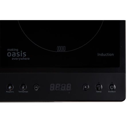 Плита индукционная эл. настольная "making Oasis everywhere" PI-DB3K 2конф., 2000/1500Вт, таймер