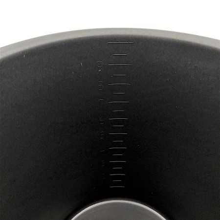 Ведро п/эт. 10л черное, хозяйственное, с мерной шкалой, морозостойкое