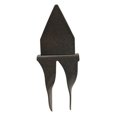 Мотыжка комбинир. (рыхл. 2 витых зуба, лепесток, метал.черенок с пластик.ручкой)