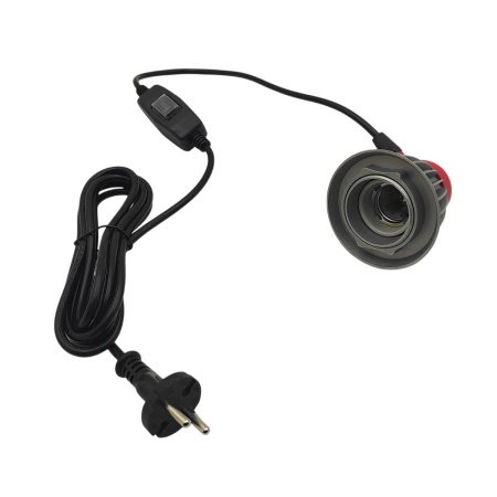 Светильник для ИК ламп, патрон Е27, 3-поз.переключатель, кабель 2,5м