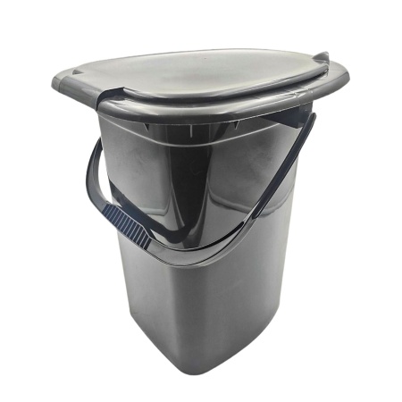 Ведро-туалет п/эт. 16л (черное) (Интехпром)